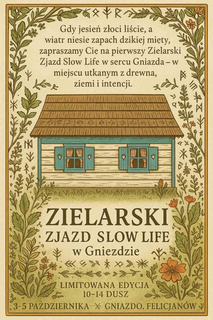 Warsztaty Zielarskie 3-5 października - Gniazdo w Felicjanowie